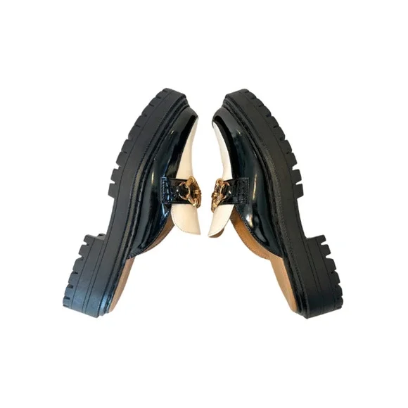 Circus NY by Sam Edelman Evangeline Mule Platform Lug Sole Black/White Size 8.5M - Picture 6 of 9